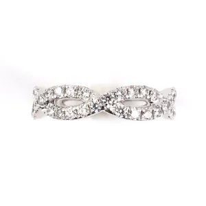 Hearts On Fire Destiny Twist Diamond Eternity Ring