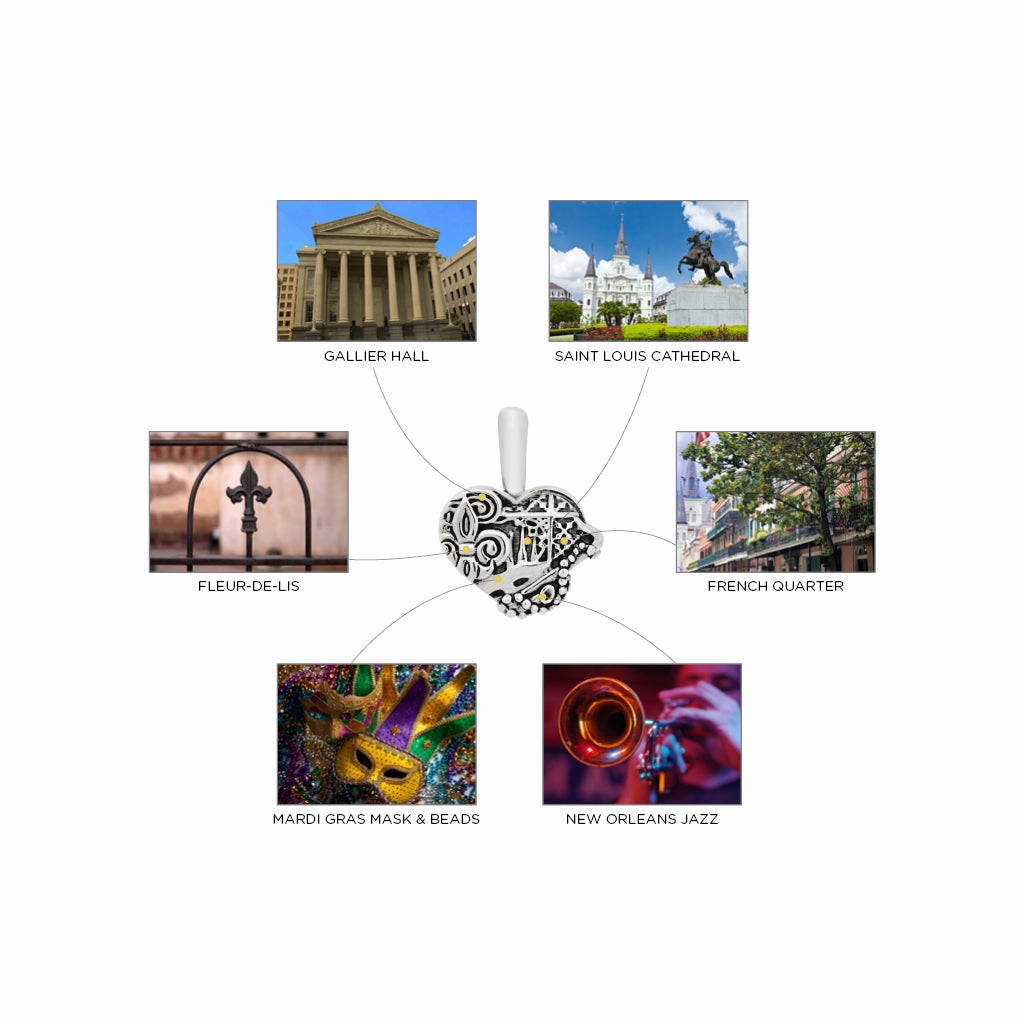 Hearts of LAGOS Heart of New Orleans Pendant Necklace