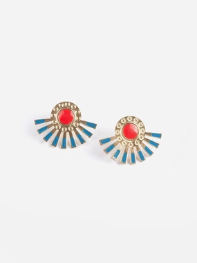 Helios Studs - Turquoise