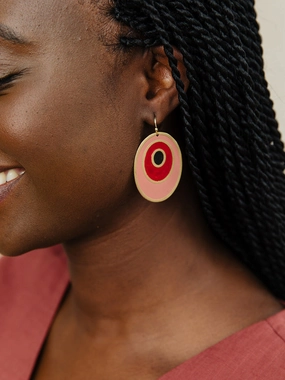 Hilma Earrings - Peppercorn