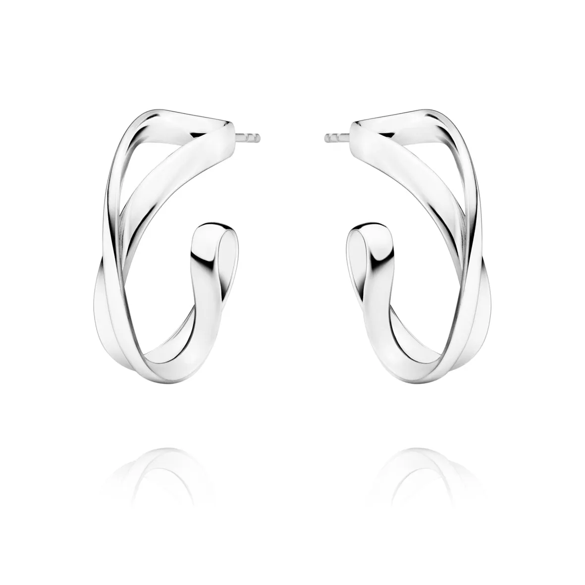 Infinity Hoop Earrings, Small