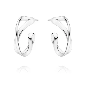 Infinity Hoop Earrings, Small