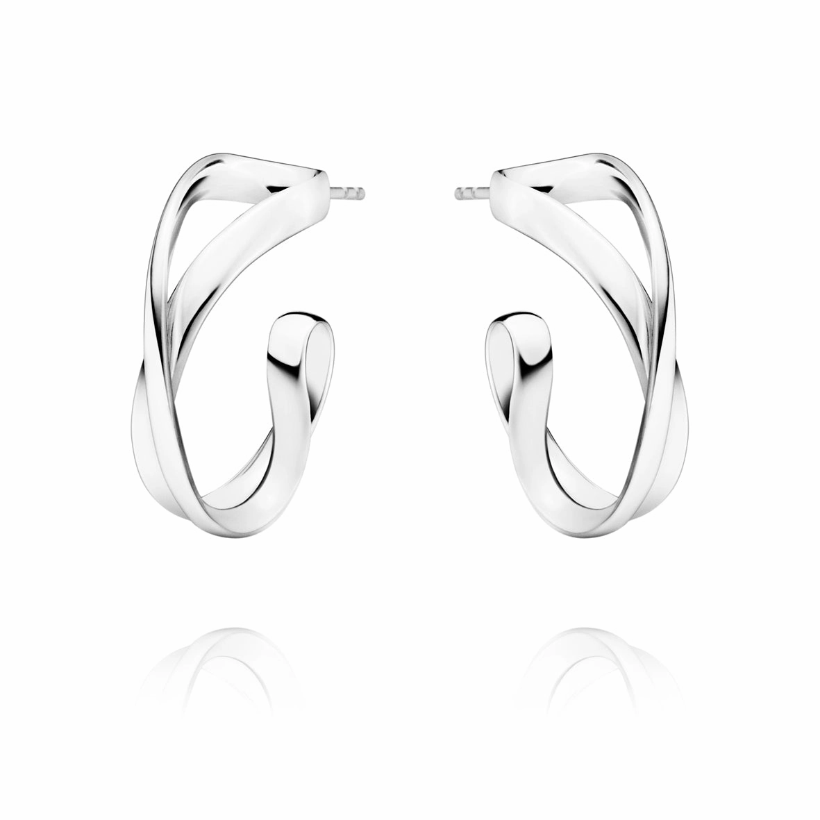 Infinity Hoop Earrings, Small