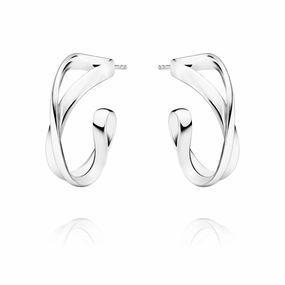 Infinity Hoop Earrings, Small