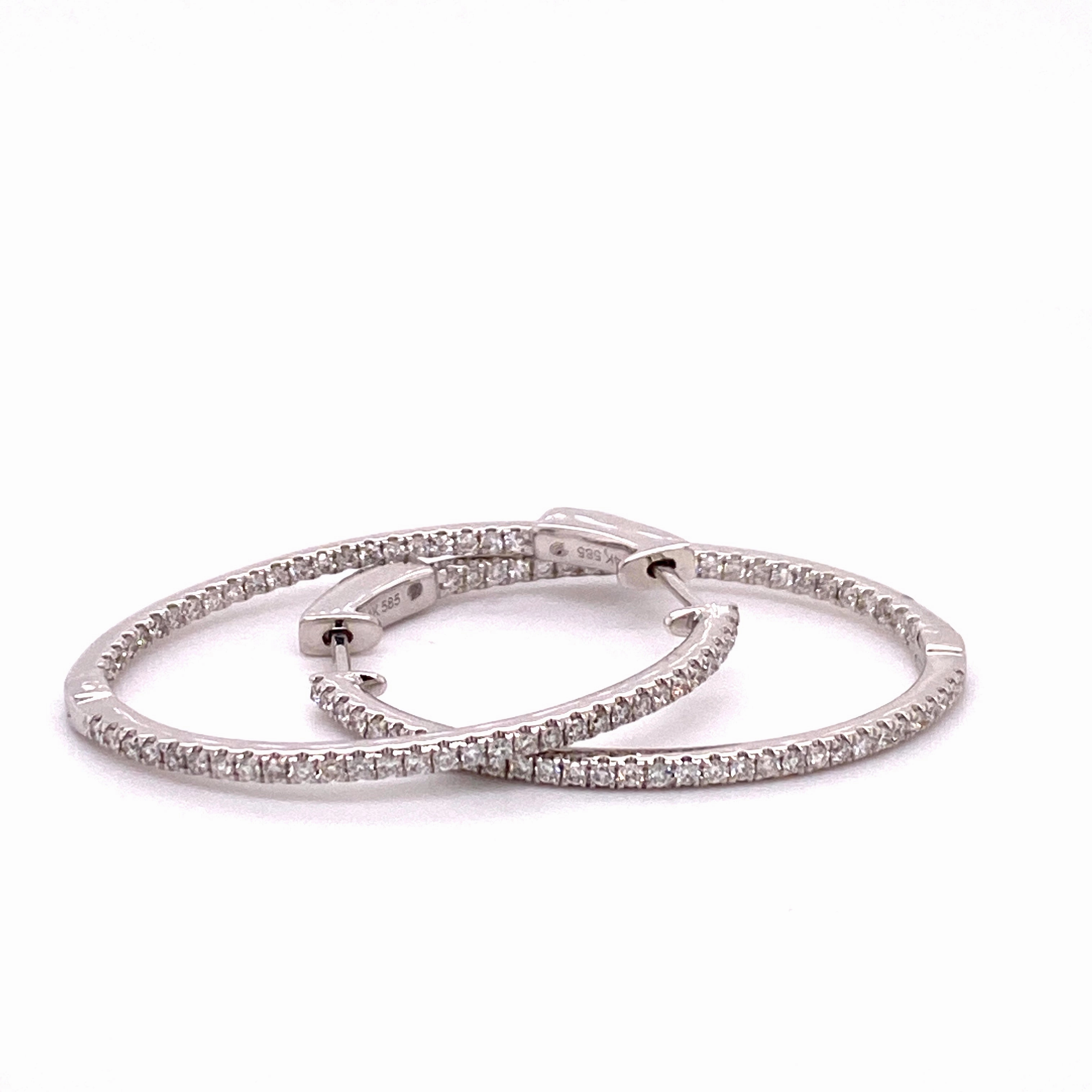 Inside Out Hoop Earrings