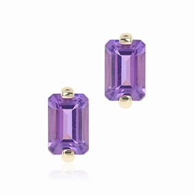 Jackie Earrings in Amethyst