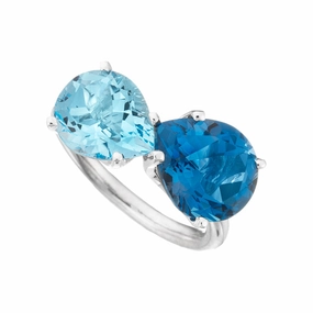 Jane Taylor Twinkle Twinkle Collection Blue Topaz Ring