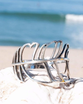 Joaca Leaf Ring ~  Sterling Silver 925~SMR013