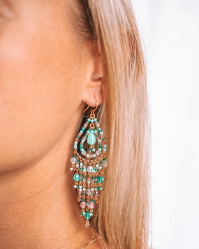 Jodi Chandelier Earrings ~Gold Plated ~ SME041