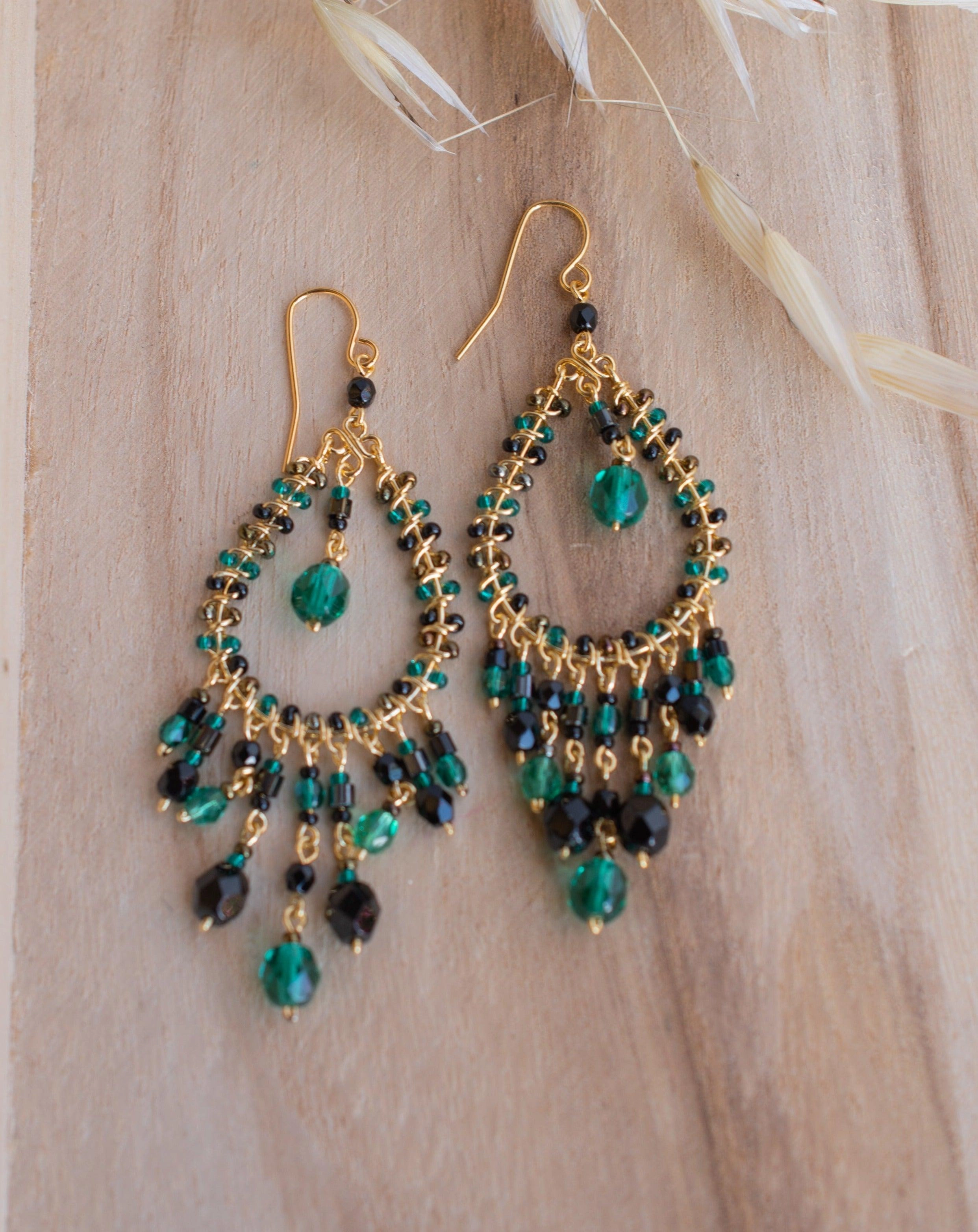 Joix Chandelier Earrings ~Gold Plated ~ SME040