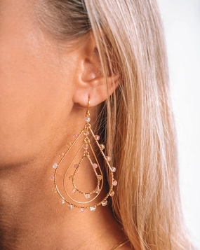 Joix Chandelier Earrings ~Gold Plated ~ SME042