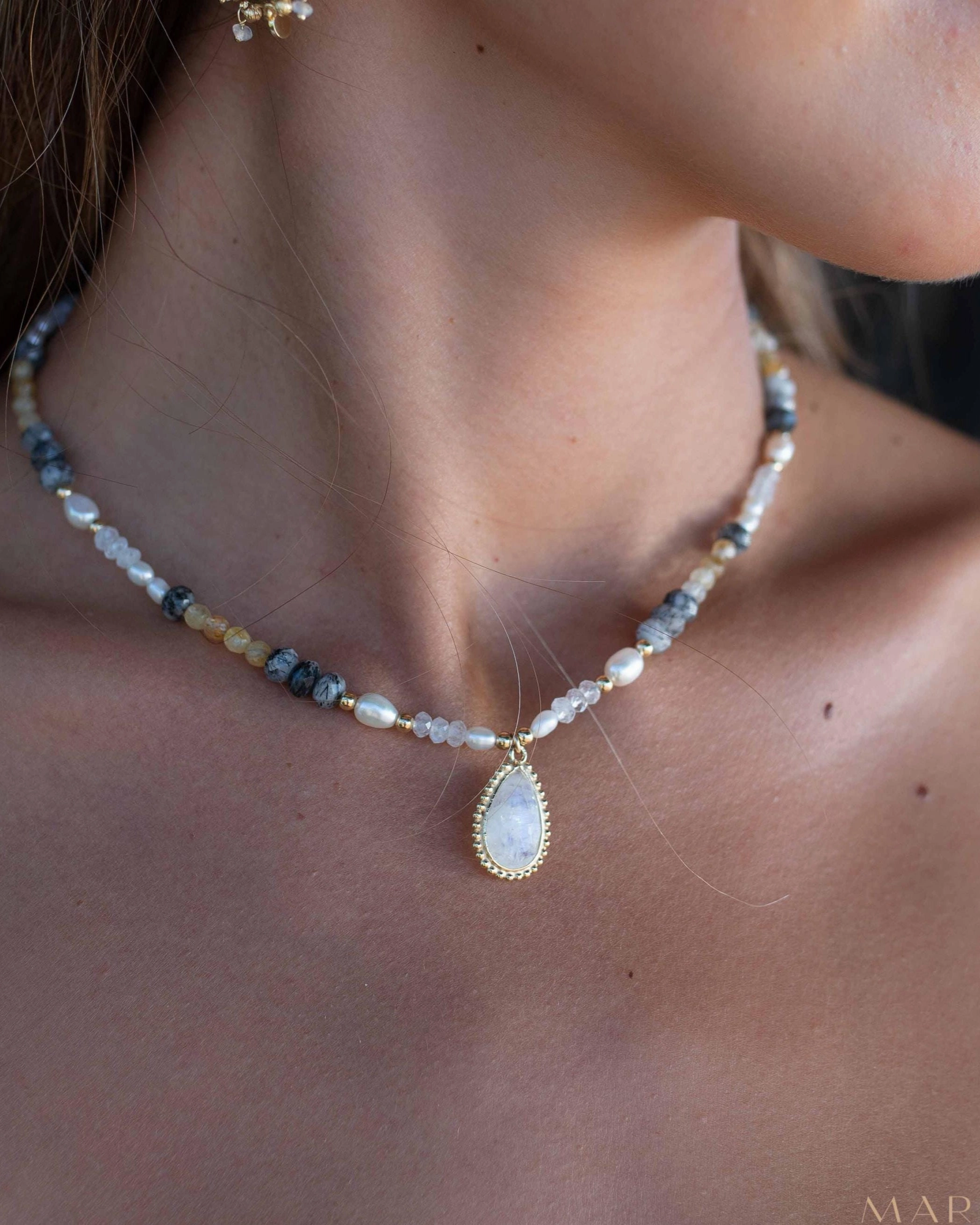Juliene Necklace ~ Gold Plated or Sterling Silver ~ MN162