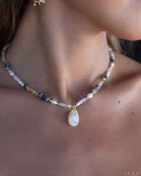 Juliene Necklace ~ Gold Plated or Sterling Silver ~ MN162