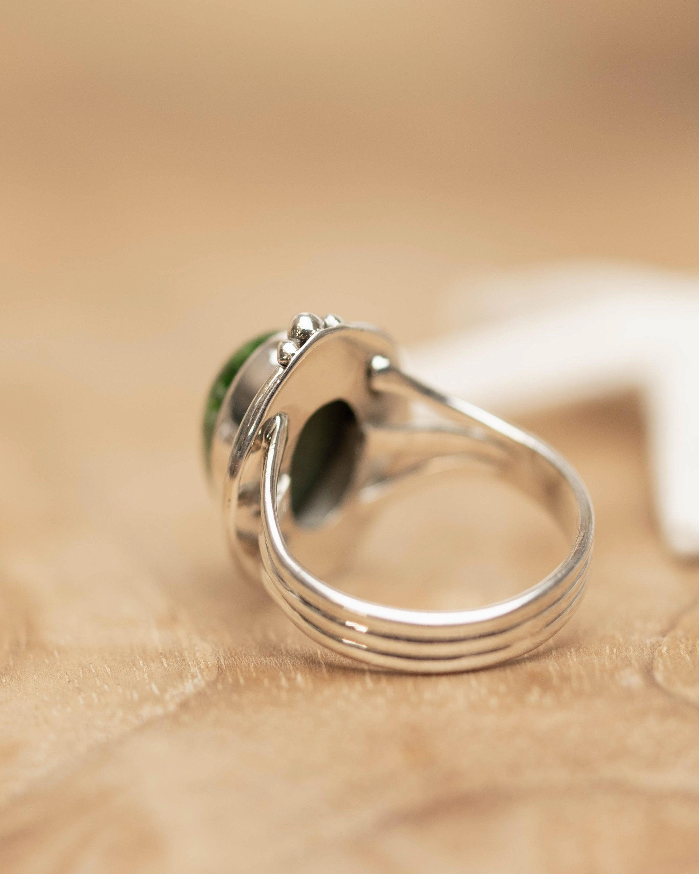 Karen Moonstone Ring ~ Sterling Silver 925 ~ MR263