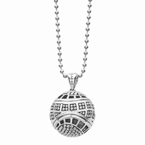 Keep Memory Alive Ball Pendant Necklace