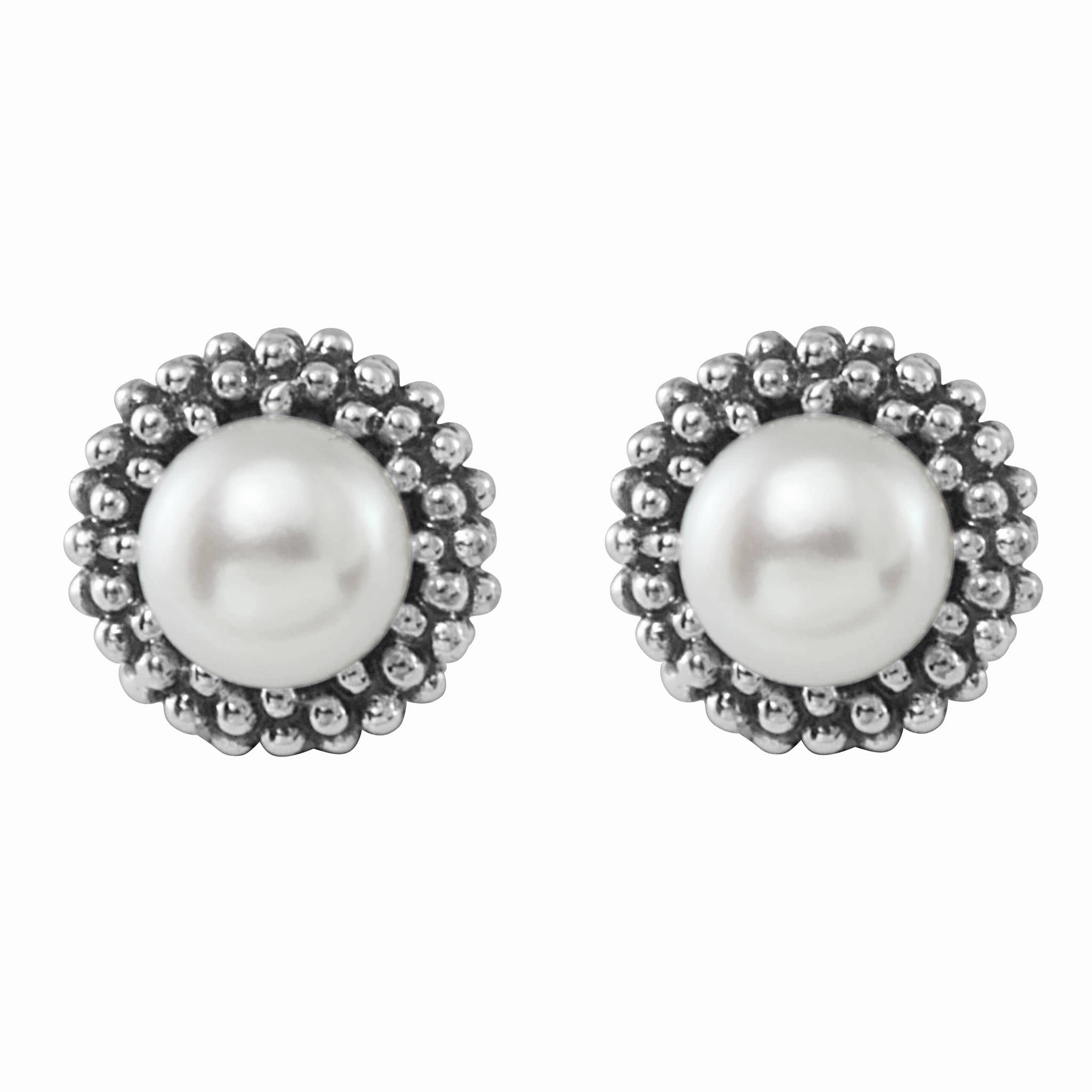 Kinder Childs First Pearl Stud Earrings