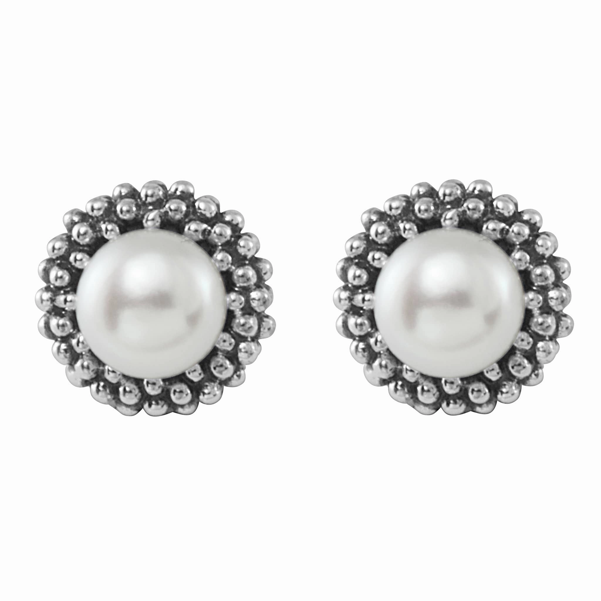 Kinder Childs First Pearl Stud Earrings