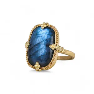 Labradorite Oval Ring