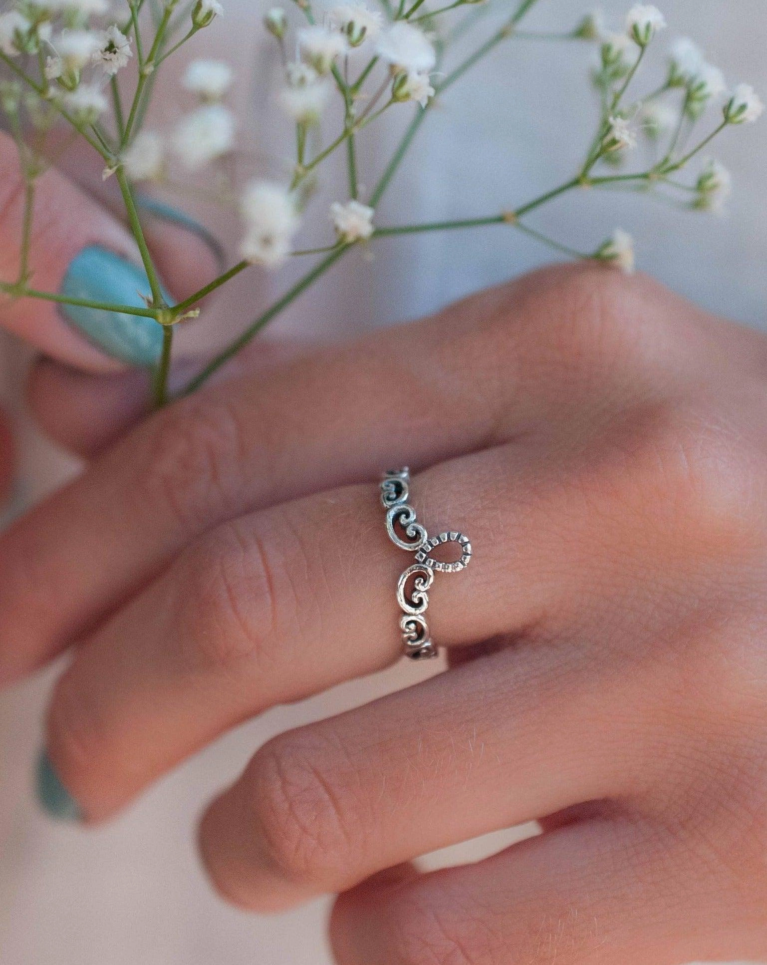 Lace Ring ~ Sterling Silver 925~SMR007