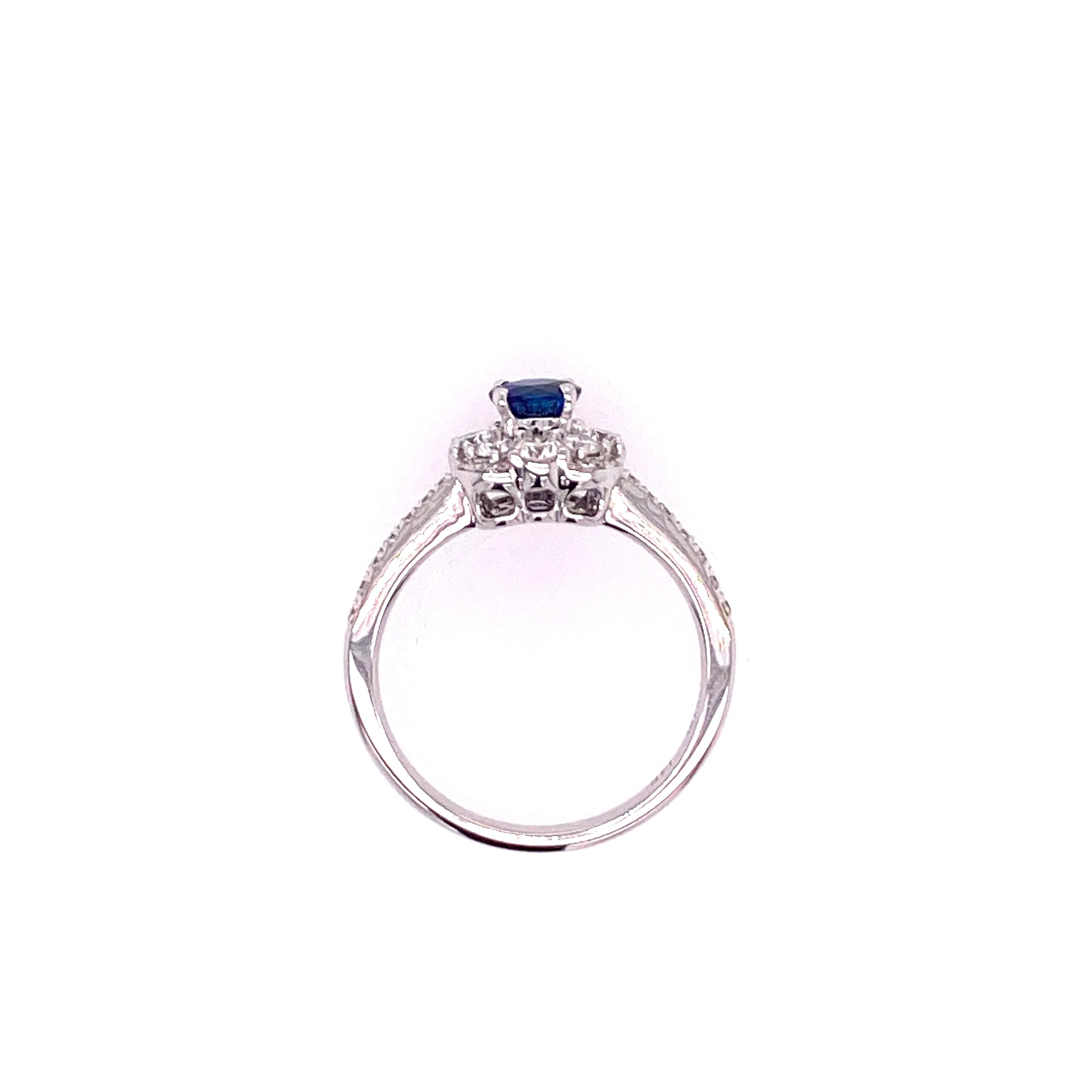 Ladies Sapphire and Diamond Ring