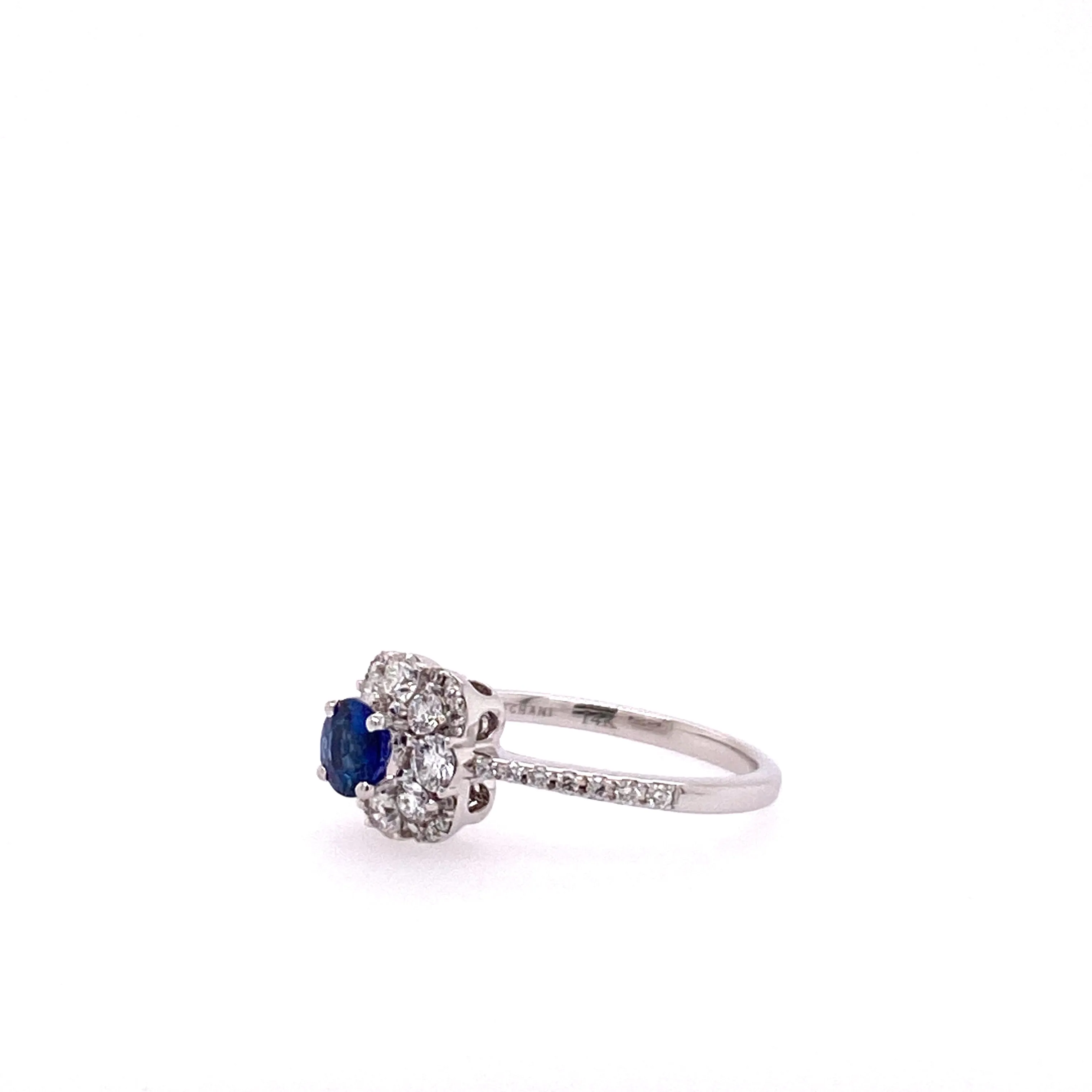 Ladies Sapphire and Diamond Ring