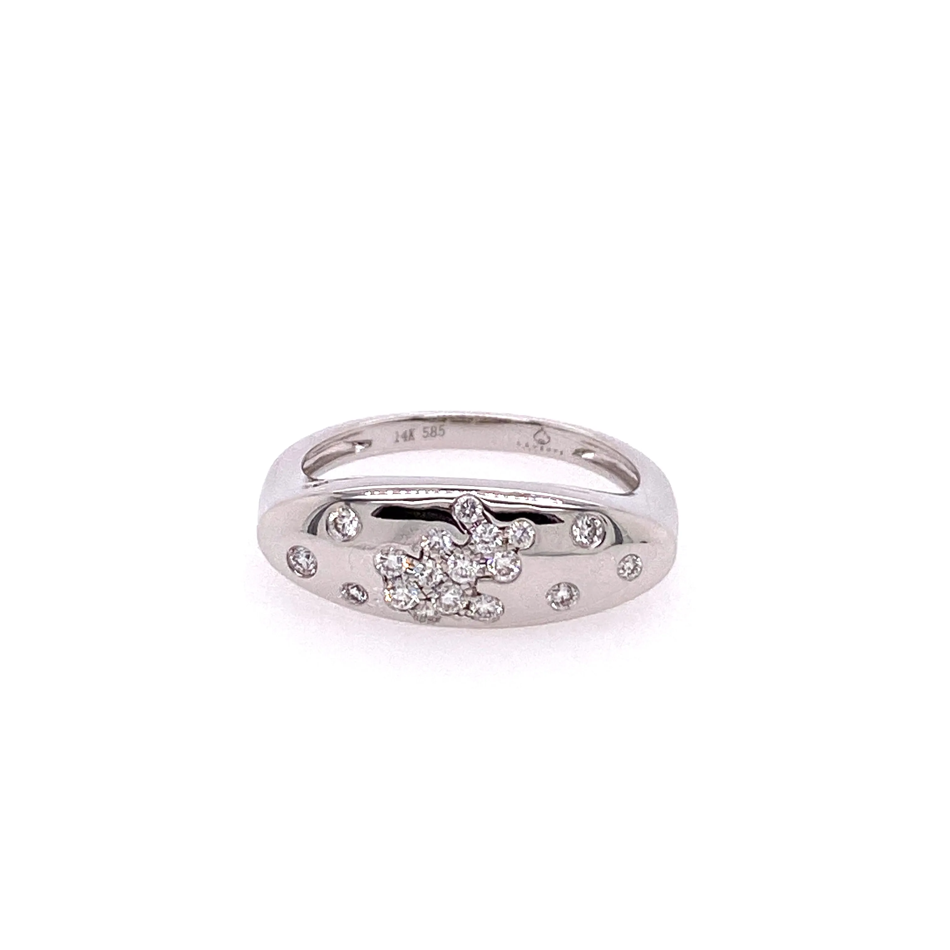 Ladies Scatter Diamond Ring