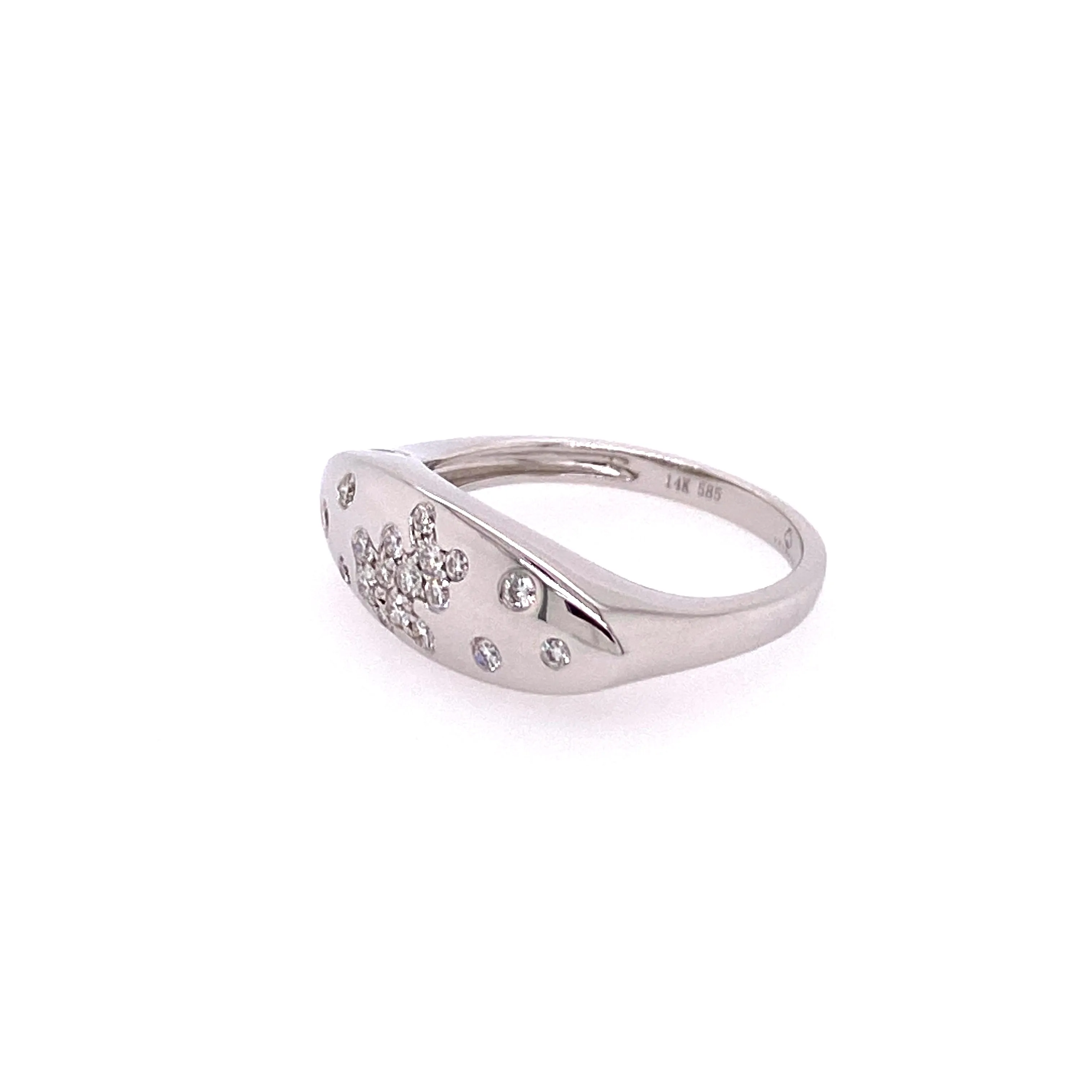 Ladies Scatter Diamond Ring