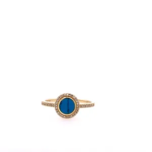 Ladies Turquoise Stack Ring