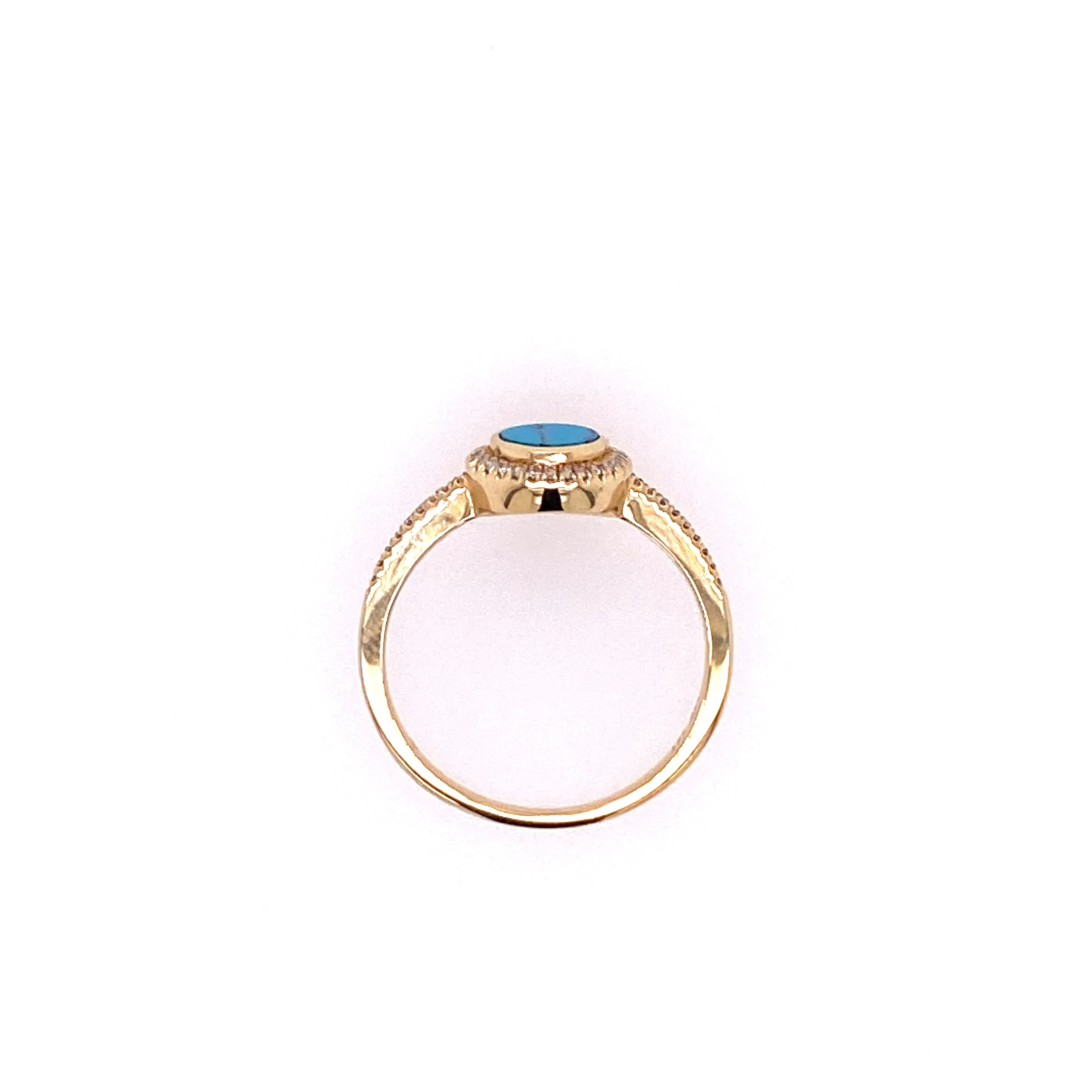 Ladies Turquoise Stack Ring
