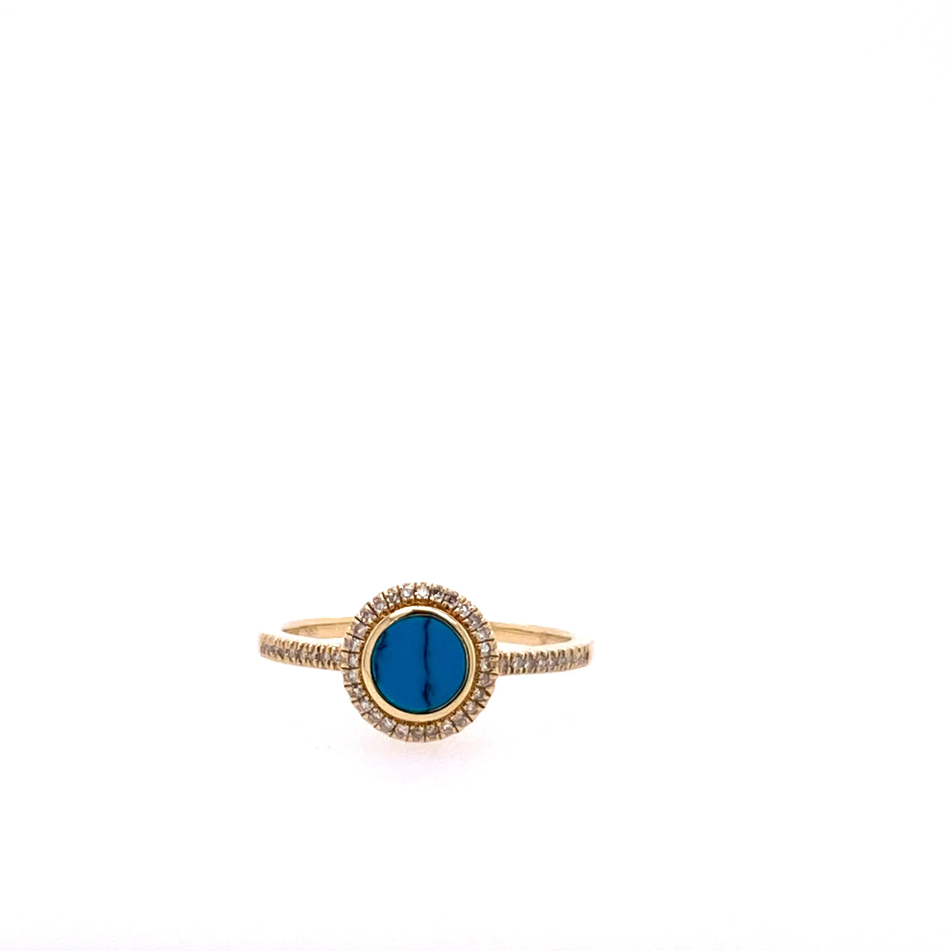 Ladies Turquoise Stack Ring