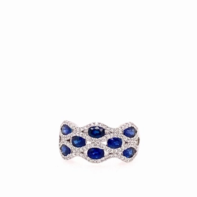 Lady's Sapphire and Diamond Ring
