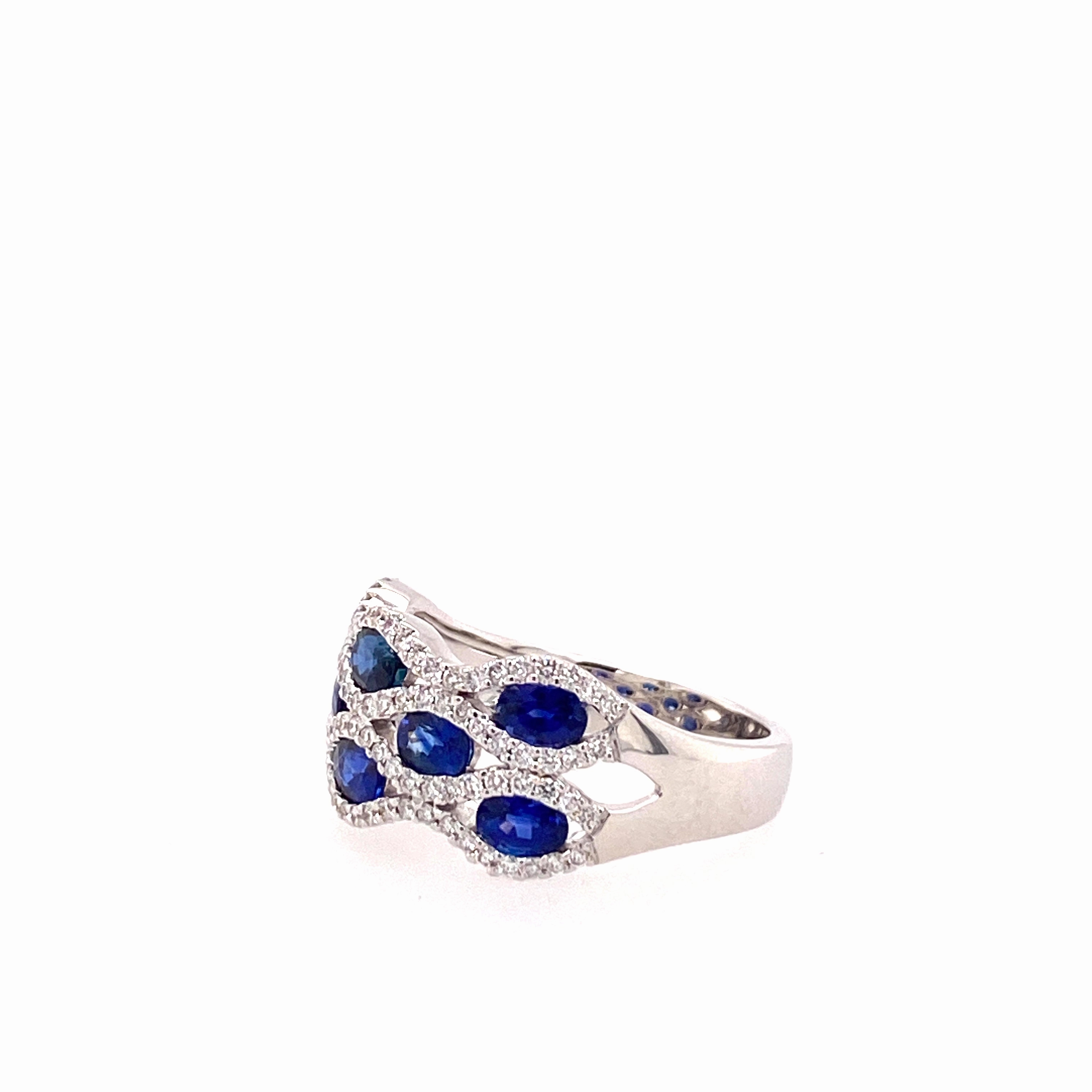 Lady's Sapphire and Diamond Ring