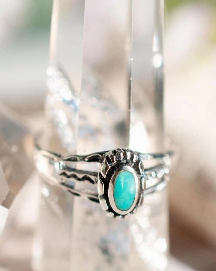 Lapa Turquoise Ring ~Sterling Silver 925~ SMR010