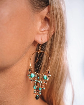 Lavinia Chandelier Earrings ~Gold Plated ~ SME046