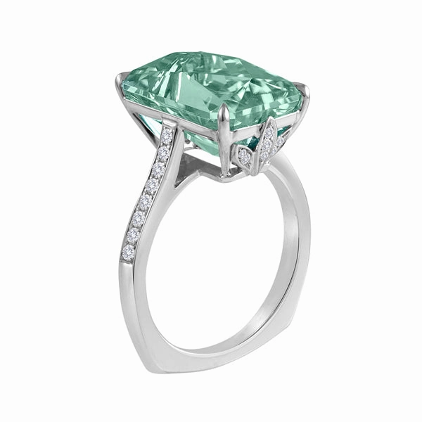 Le Joaillier Collection Icy Green Tourmaline Ring