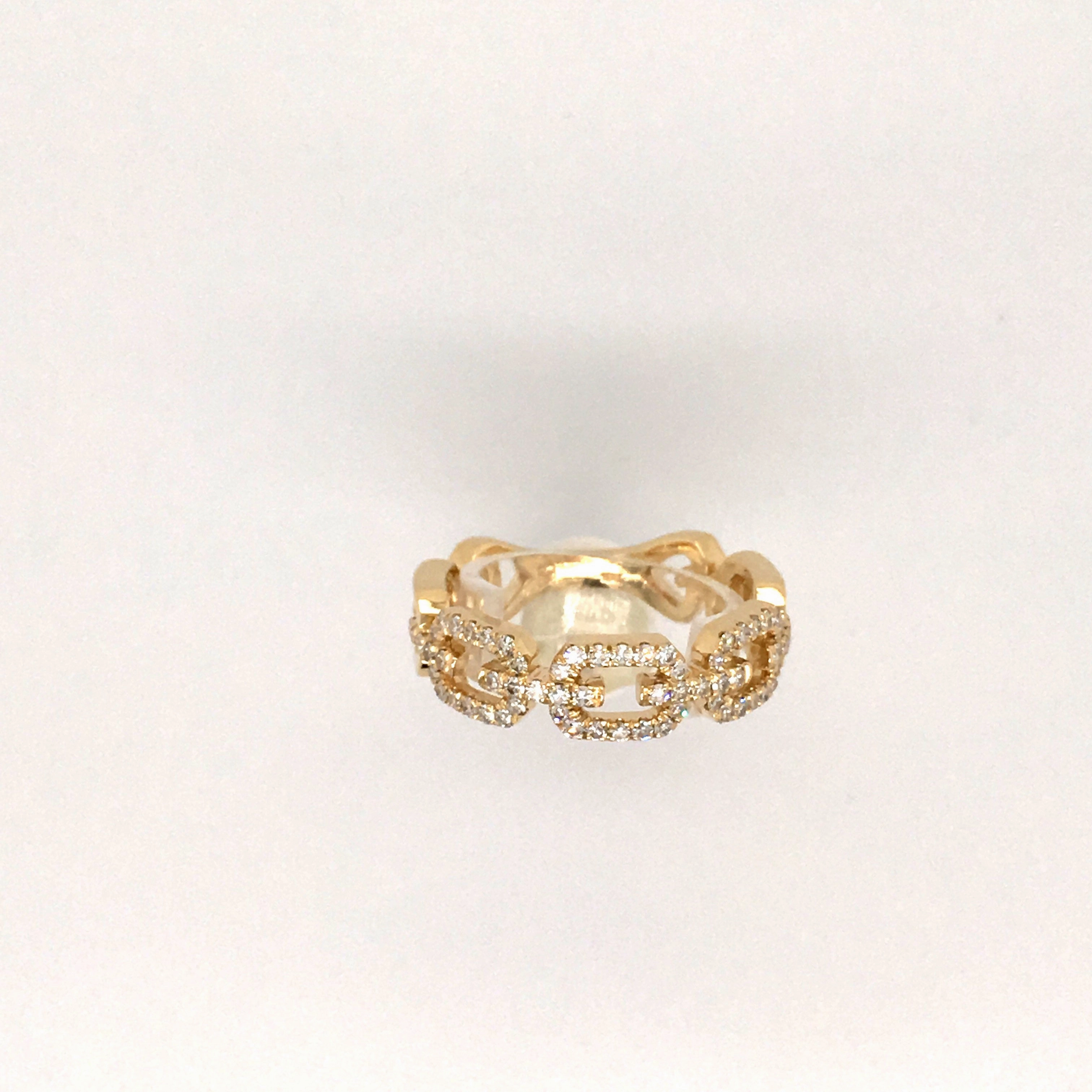 Le Joaillier Collection Link Style Diamond Ring