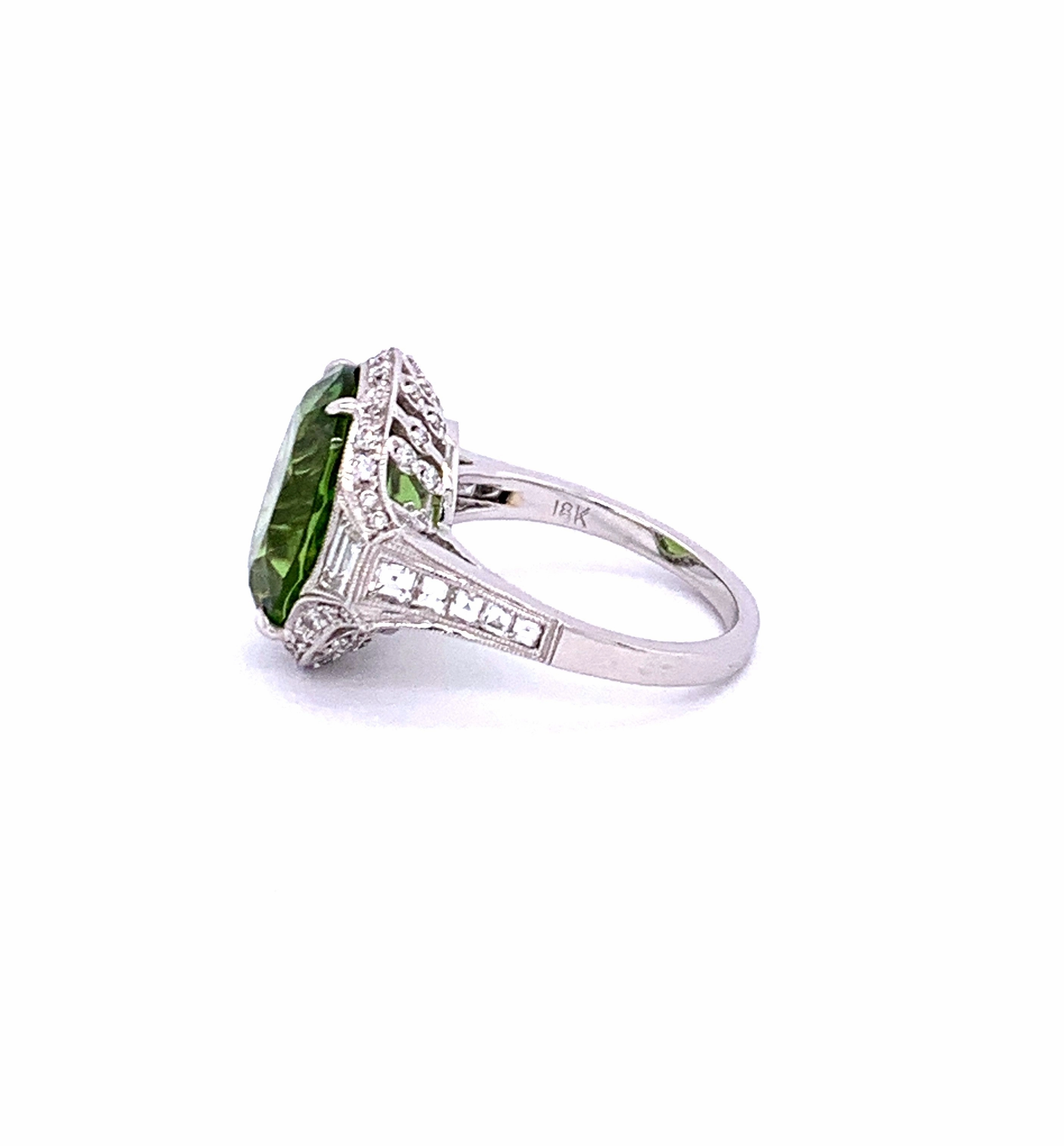 Le Joaillier Collection Peridot & Diamond Ring