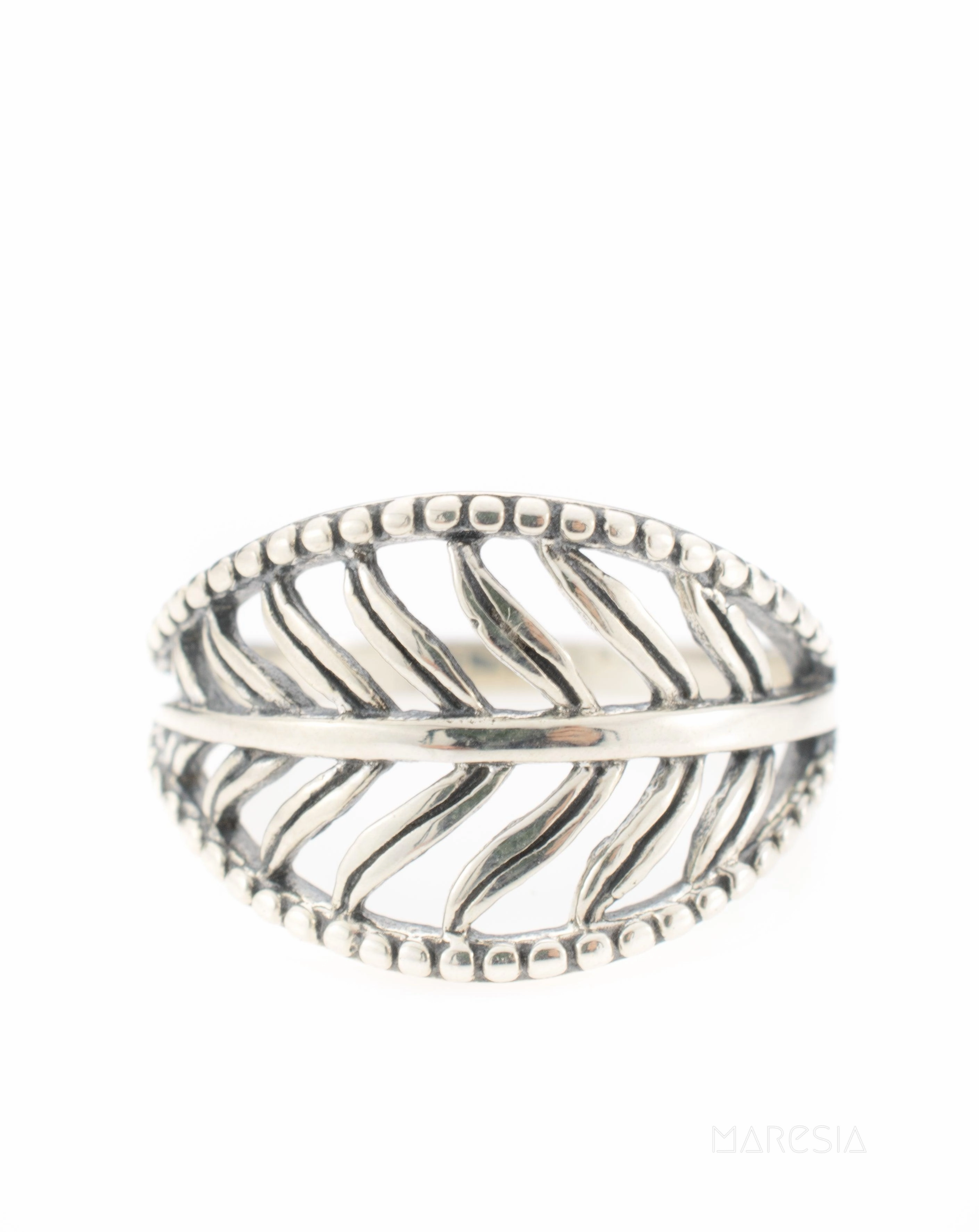 Leaf Ring~ Sterling Silver 925~ SMR022