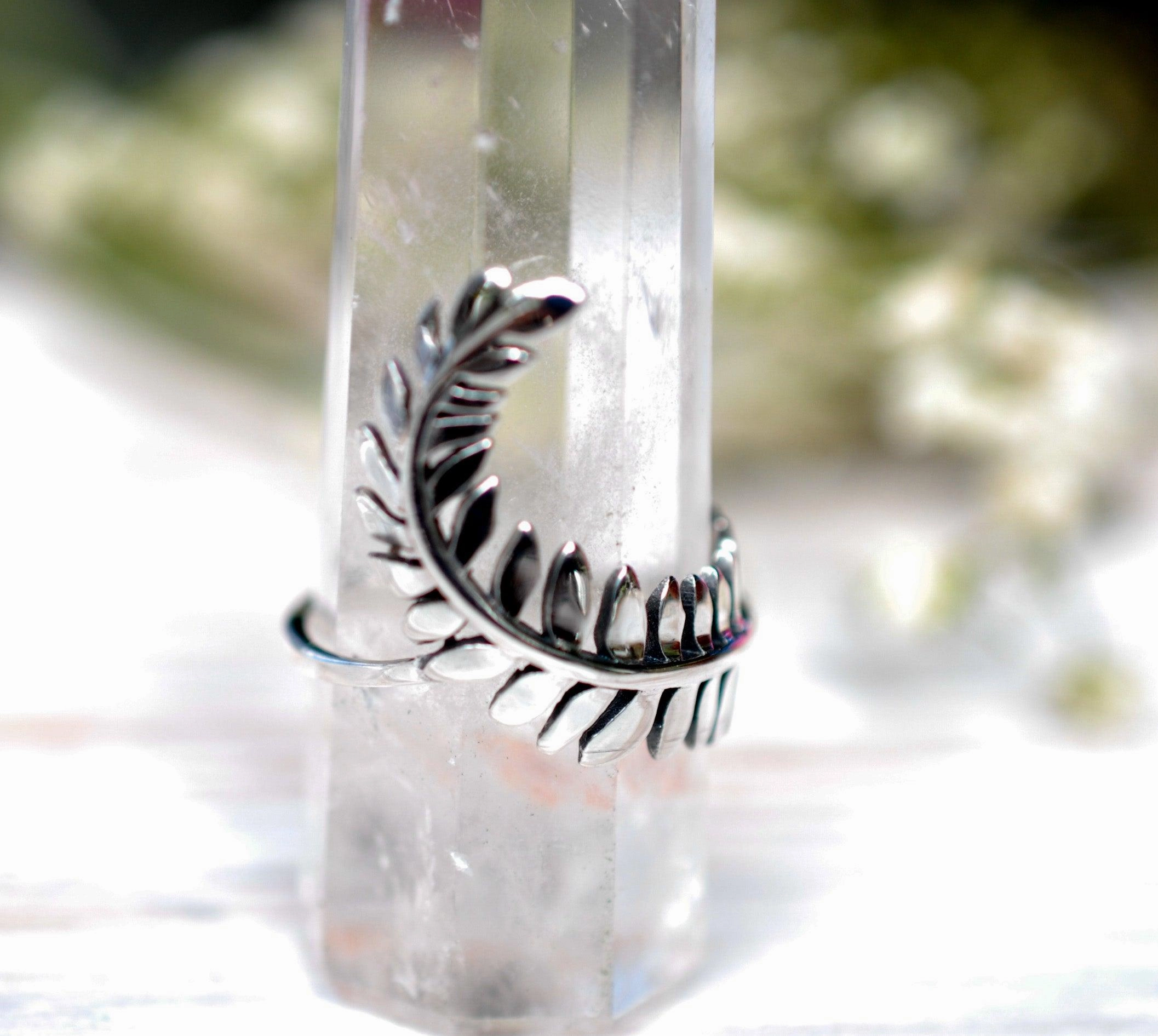Leaf Ring~ Sterling Silver 925~SMR084