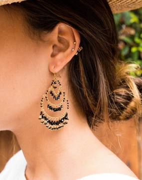 Leonora Chandelier Earrings ~Gold Plated ~ SME039