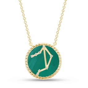 Libra Necklace, 18k Gold