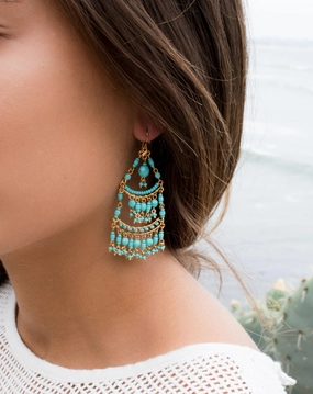 Lica Chandelier Earrings ~Gold Plated ~ SME034