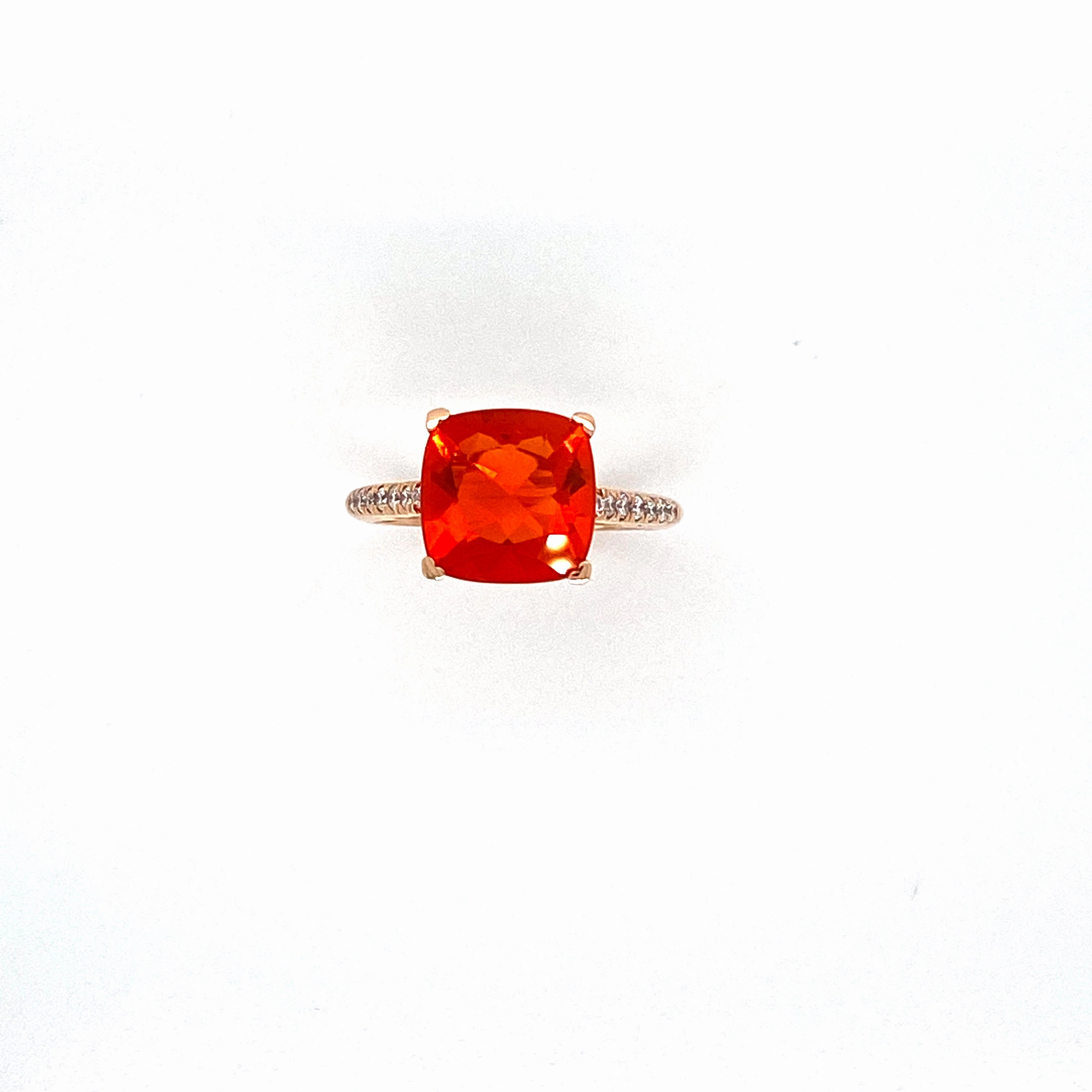 Lisa Nik Fire Opal Ring