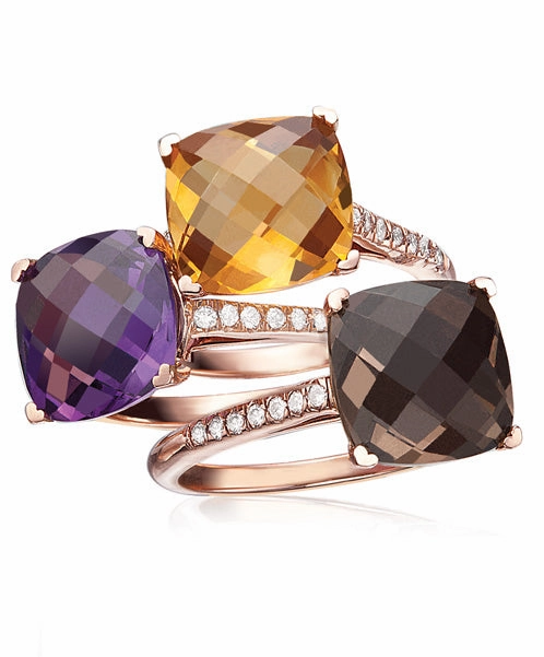 Lisa Nik Smokey Quartz Ring
