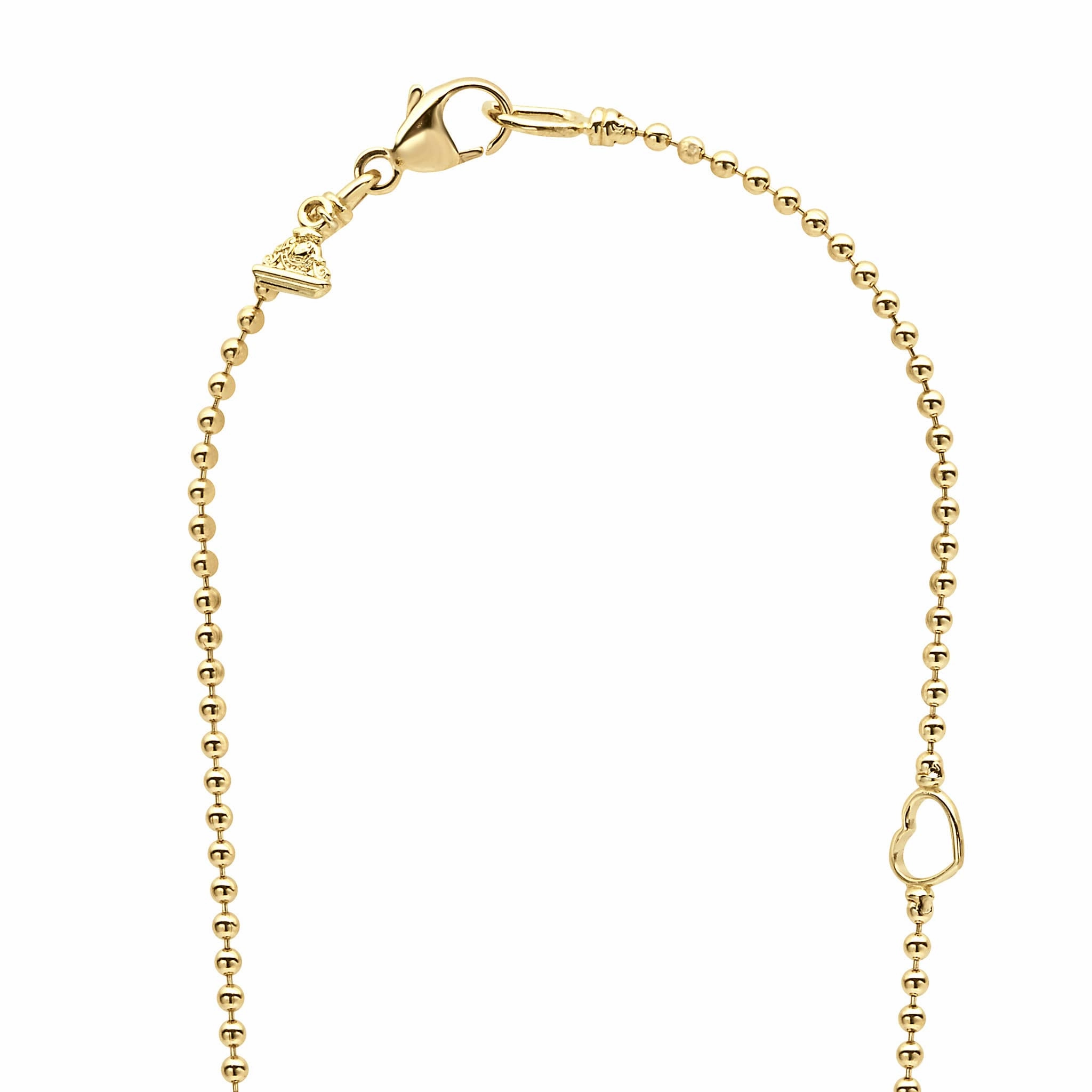 Love Knot 18K Gold Love Knot Diamond Pendant Necklace