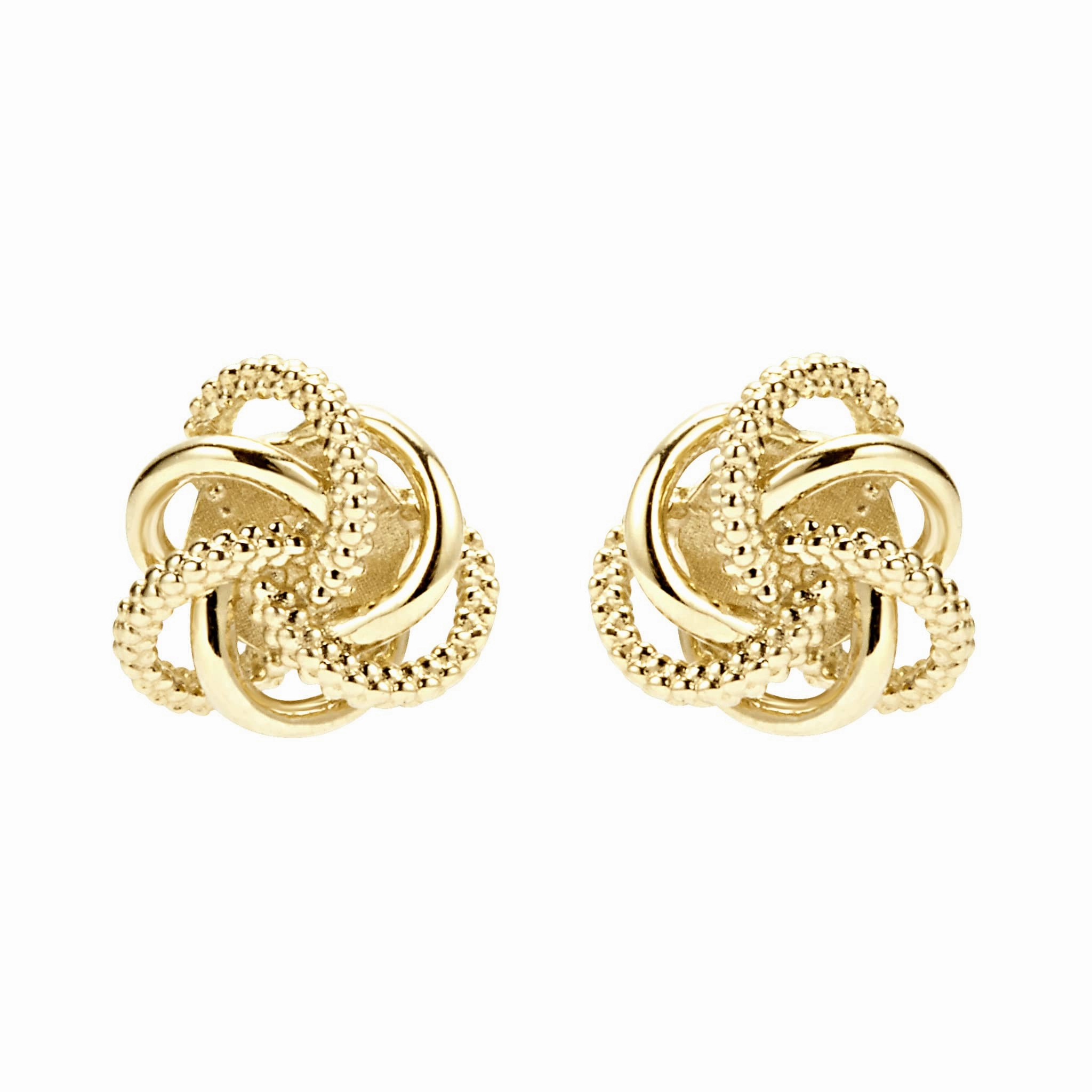 Love Knot Small 18K Gold Love Knot Stud Earrings