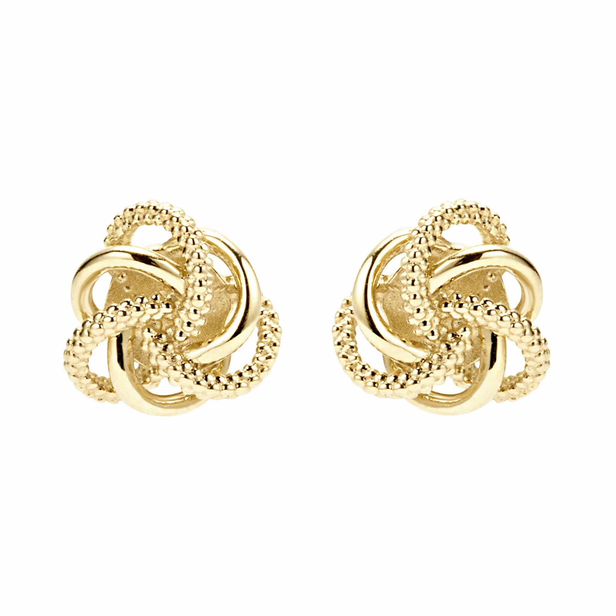 Love Knot Small 18K Gold Love Knot Stud Earrings