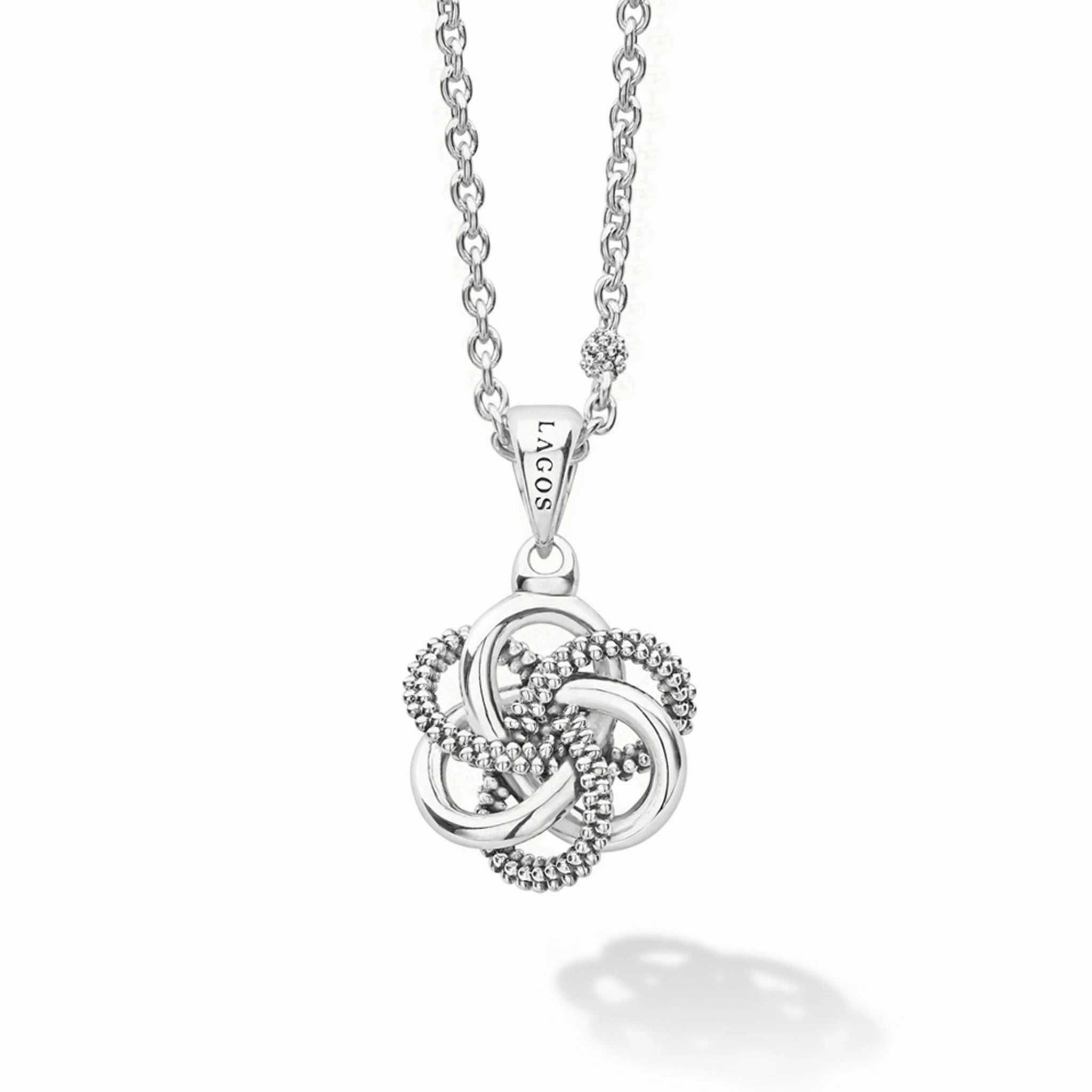 Love Knot Sterling Silver Love Knot Gift Set