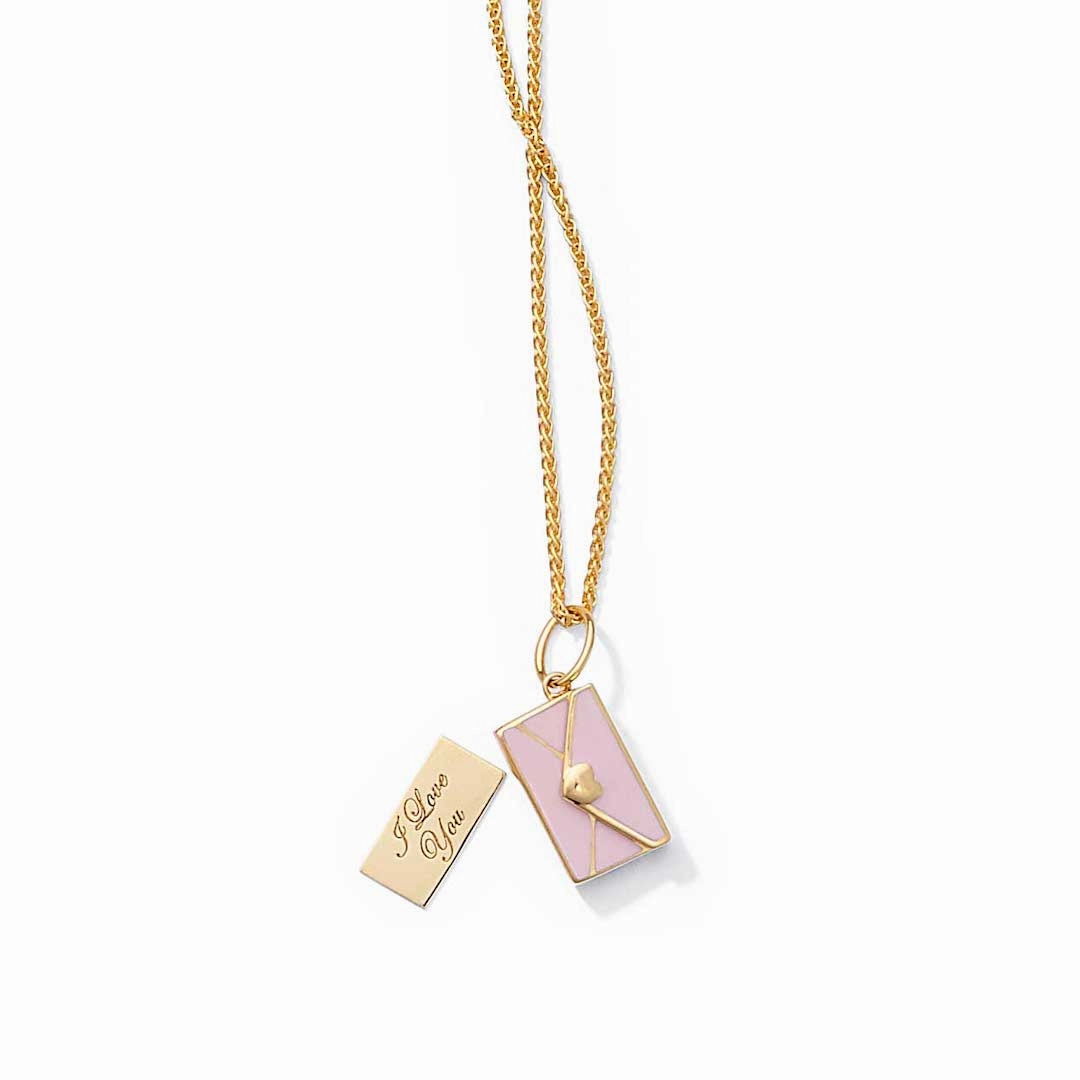 Love Letter Charm, Pink