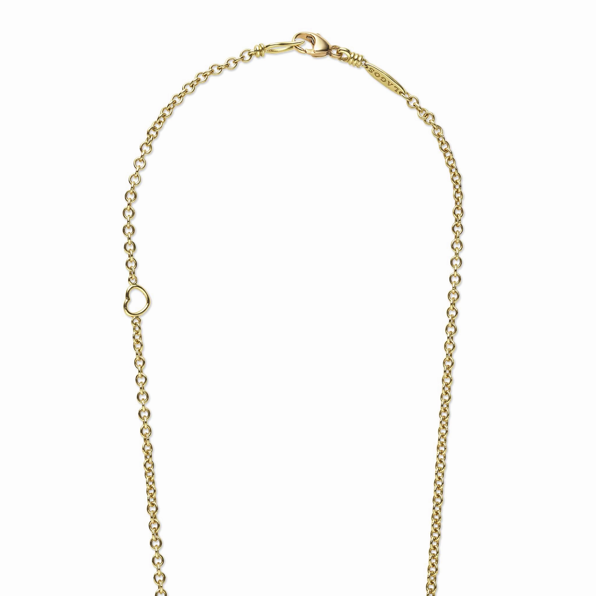 Luna 18K Gold Petite Fleur Pearl Diamond Pendant Necklace